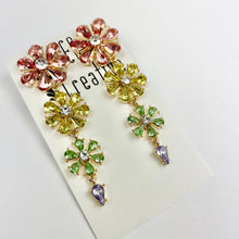 Load image into Gallery viewer, Floral Bling Drops - Rainbow
