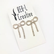 Load image into Gallery viewer, Christmas Earrings - Sweet Bling Bows
