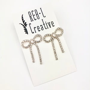 Christmas Earrings - Sweet Bling Bows