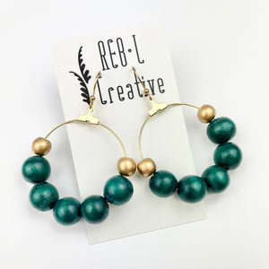 REBL OG Big Bauble Earrings - Emerald