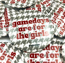 Load image into Gallery viewer, BUTTON - Houndstooth Gameday Girls
