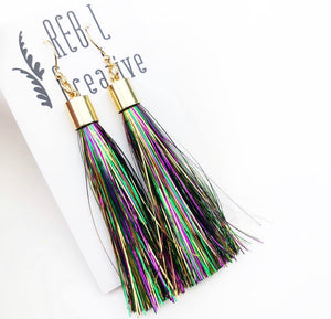 Mardi Gras Tinsel Tassels