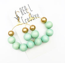 Load image into Gallery viewer, REBL OG Big Bauble Earrings - Mint
