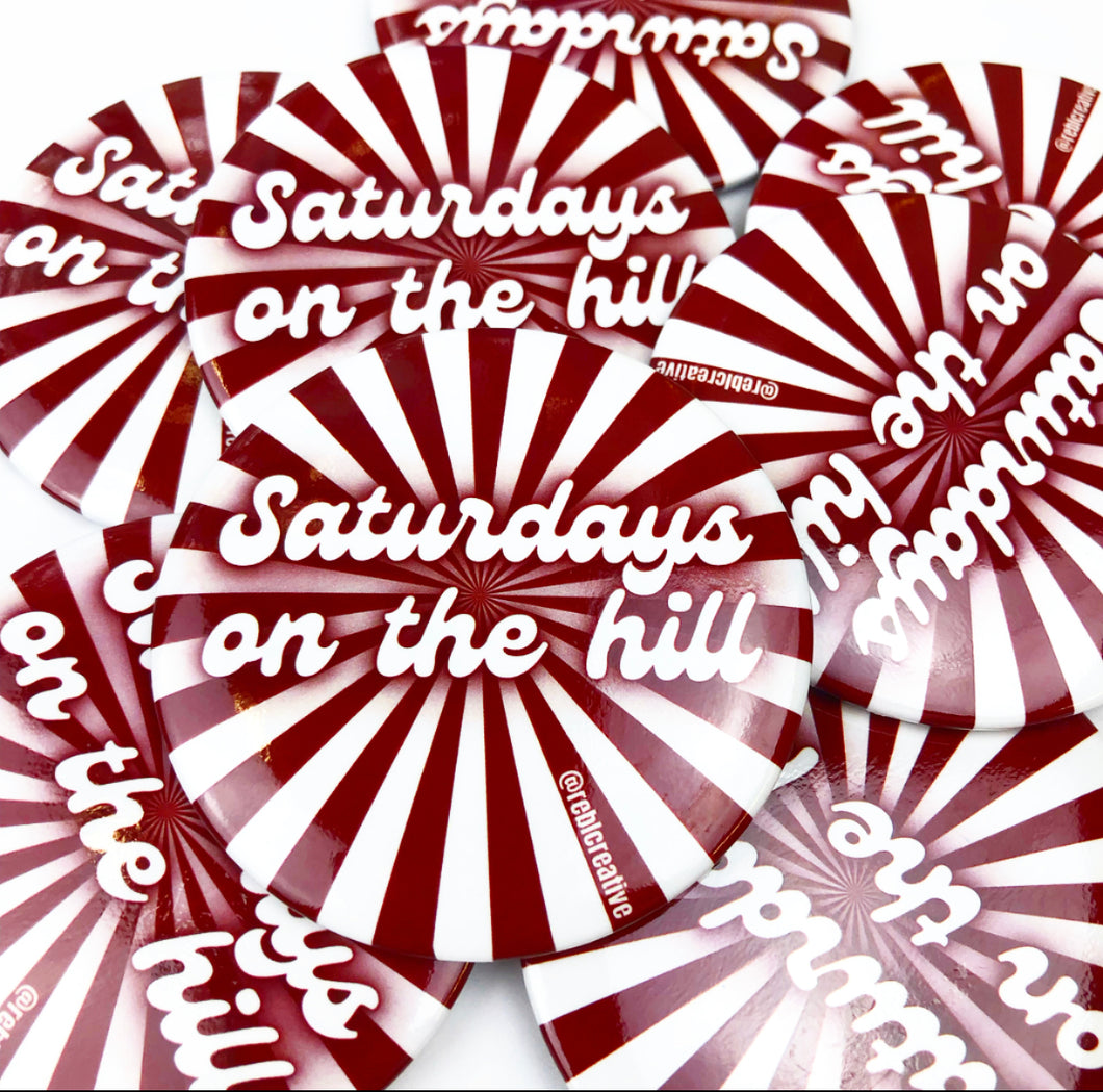 BUTTON - Saturdays on the Hill
