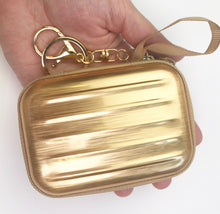 Load image into Gallery viewer, Golden Suitcase Keychain

