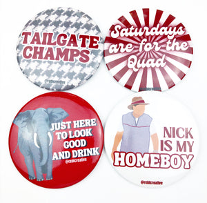 GAME DAY BUTTON- Nick is my Homeboy