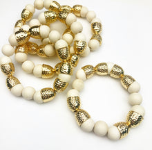 Load image into Gallery viewer, Bauble bracelets - Golden Cream
