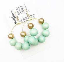 Load image into Gallery viewer, REBL OG Big Bauble Earrings - Mint
