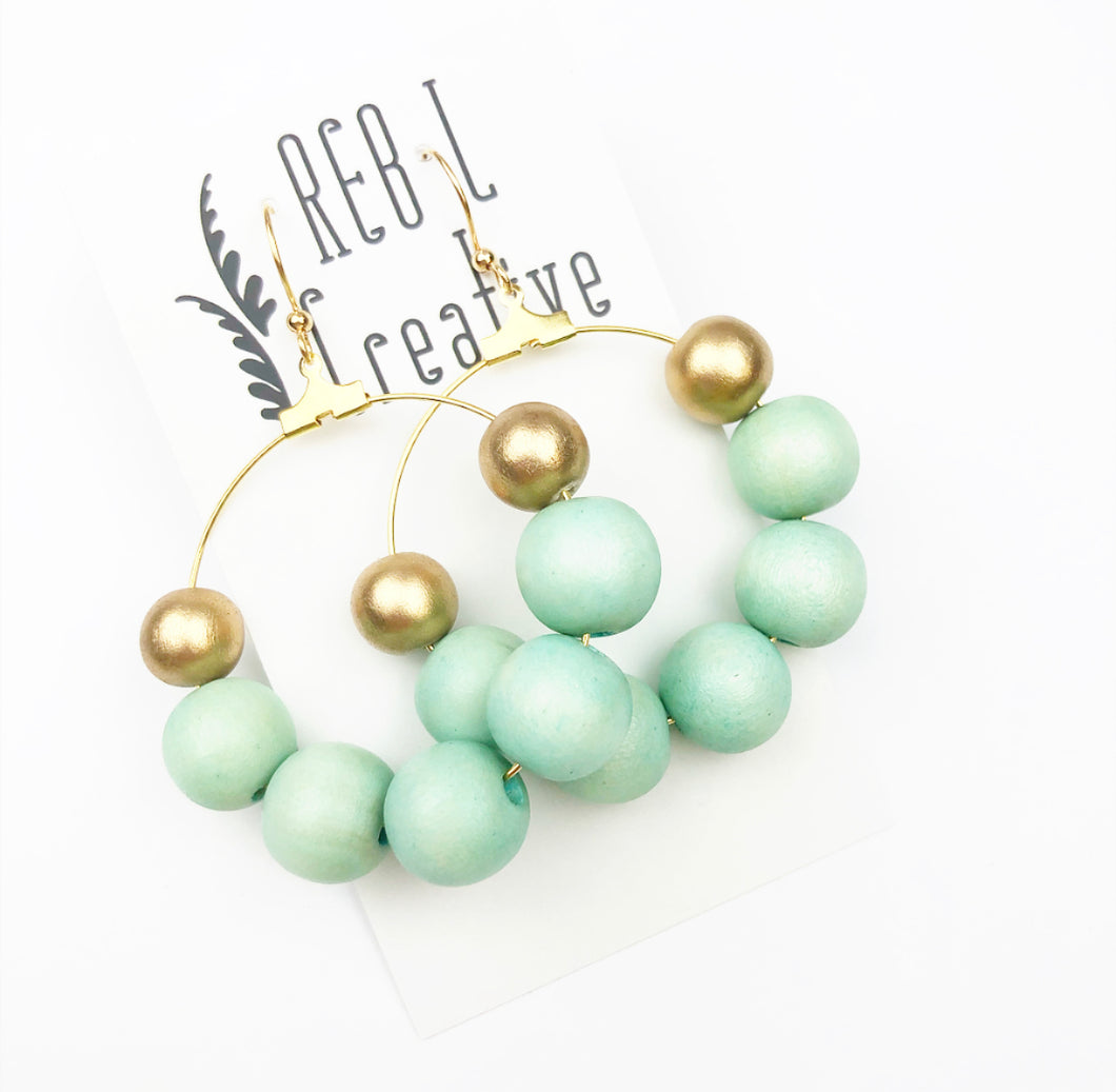 REBL OG Big Bauble Earrings - Mint