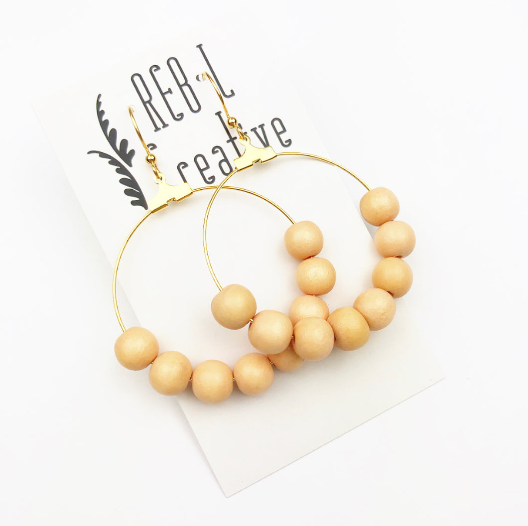 REBL Bauble Earrings - Mustard Small