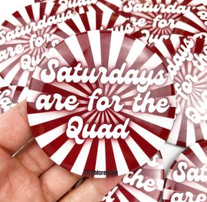 GAME DAY BUTTON- The Quad