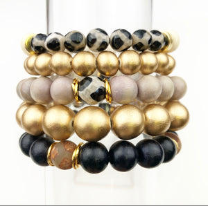 Golden Bauble Bracelets - 8mm