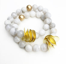 Load image into Gallery viewer, Wavy Bracelets XL- Smokey Stone
