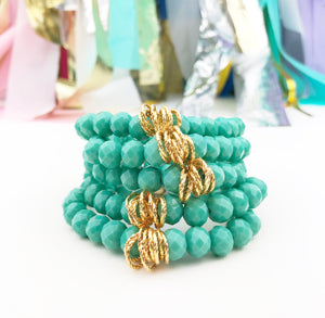 Twisted Bracelet- Mint
