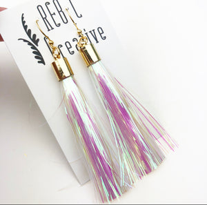 REBL Tinsel Tassel Earrings