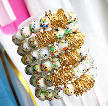 Load image into Gallery viewer, Twisted Bracelet - Sprinkle Rainbow
