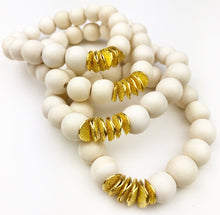 Load image into Gallery viewer, Wavy Bracelets - Cream
