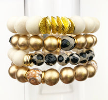 Load image into Gallery viewer, Wavy Bracelets - Cream
