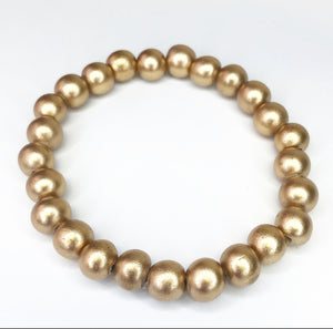 Golden Bauble Bracelets - 8mm