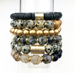 Golden Bauble Bracelets - 8mm