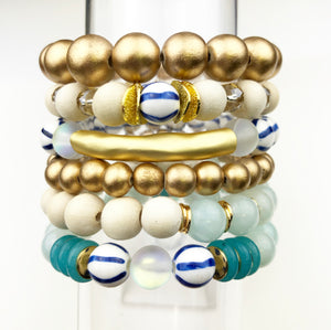 Golden Bauble Bracelets - 8mm