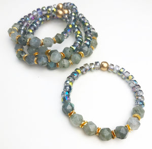 Vivi Bracelets - Green Labradorite