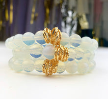 Load image into Gallery viewer, Twisted Bracelet- Clear White
