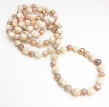 Load image into Gallery viewer, Vivi Bracelets - Sunstone and Petrified Wood
