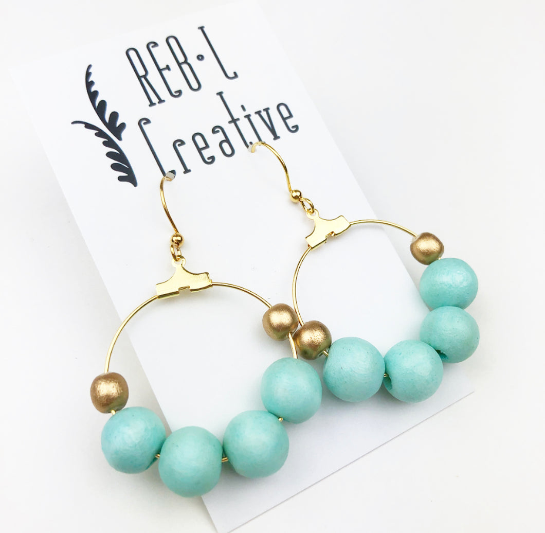REBL Bauble Earrings - Mint Mini